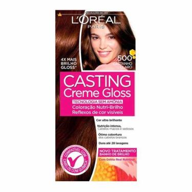 Imagem de Coloração Casting Creme Gloss 500 Castanho Claro - Lnulloréal