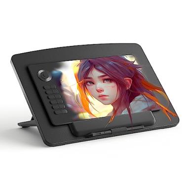 Imagem de AFOOYO Suporte de tablet extra grande ajustável para desenho digital, dobrável, compatível com iPad, Fire HD, Galaxy Tab, Wacom, Xppen, Surface Pro, tablet gráfico e muito mais, serve para 7 a 23
