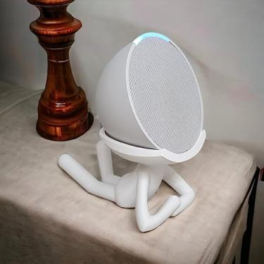 Imagem de Suporte Alexa Echo POP. Escultura Robert Plant Gato, cachorro, Violão, Presente, decoração Amazon