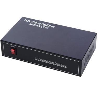 Imagem de UHPPOTE BNC Coaxial HD 4 Entradas 8 Portas de Saída AHD/CVI/TVI Distribuidor Amplificador Distribuidor Divisor