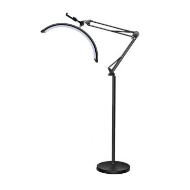 Imagem de Luminária Piso Led Arco Meia Lua Estética Cílios Maquiagem