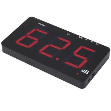 Imagem de Leapiture 9,6 polegadas LCD Medidor de nível de som digital Testador de som Pendurado na parede 30-130dB Testador de ruído confiável para famílias Fábricas Escritórios Hotéis