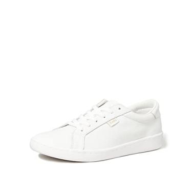 Imagem de Keds Tênis feminino de couro Ace, Branco/Branco, 9.5
