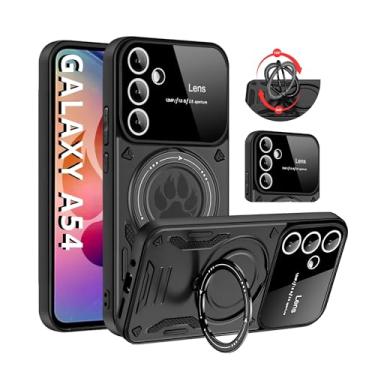 Imagem de Capa Capinha Armor Anti Choque Ring Luxo Para Galaxy A54 (Tela 6.4) + Anel Giratório + Proteção De Câmera - Proteção Militar