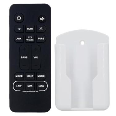 Imagem de Controle remoto de substituição para Denon RC1242 RC-1242 RC-1245 RC-1251 DHTS217 DHT-S217 Home Theater Soundbar (com suporte de montagem)