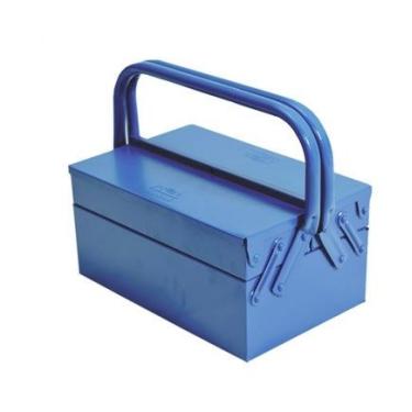 Imagem de CAIXA MALETA PARA FERRAMENTAS SANFONADA COM 3 GAVETAS EM AÇO 30CM FERCAR