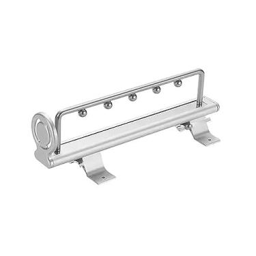 Imagem de Trilho de guarda-roupa, trilho telescópico para cabide de armário, suporte organizador de cabide de roupas, toalheiro/trilho extensível/organizador de armazenamento trilho deslizante 25 cm-40 cm,