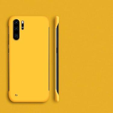 Imagem de Capa ultrafina sem moldura para PC para Huawei P30 Pro P20 P40 P50 P60 Lite 5G Mate 50 Pro Nova 5T 10 9 Pro Gradient Matte Phone Cover, amarelo, para Nova 9 Pro