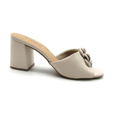 Imagem de Tamanco Bottero Feminino de Couro Bege 362511