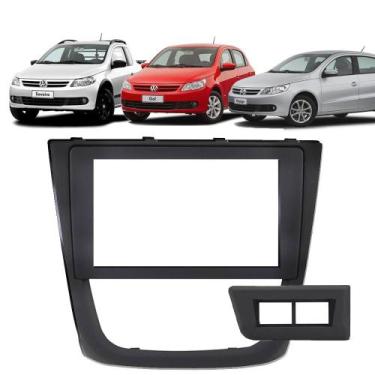 Imagem de Moldura Painel 2 Din para Gol G5, Saveiro e Voyage Design Moderno - Ec