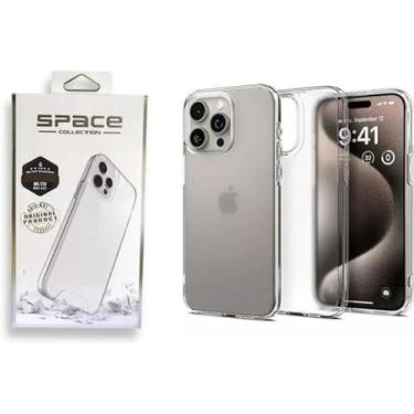Imagem de Capa Capinha Clear Case Space Rígida Anti Amarelamento Resistente Para