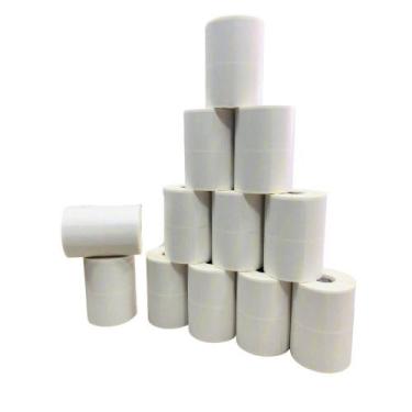 Imagem de Etiqueta Adesiva 50X30  2 Colunas  Kit 12 Rolos  Couchê - C/ 23.280 Et