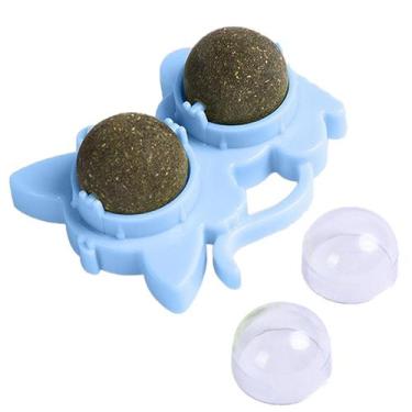 Imagem de Brinquedo Erva de Gato Pet Natural Interativo Menta Bola Bolinha Catni