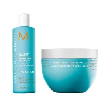 Imagem de Kit Moroccanoil Hydration - Shampoo 250 ml + Máscara Weightless 250 ml