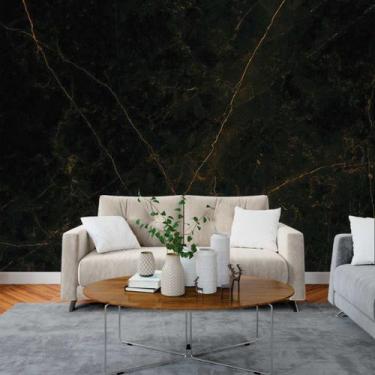 Imagem de Papel de Parede Painel 3D Mármore Cinza Escuro 3M Auto Colante Lavável