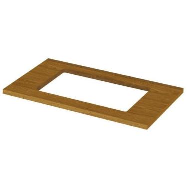 Imagem de Módulo Cozinha Henn Americana Tampo Gabinete p/Cooktop 80x53cm Nature-