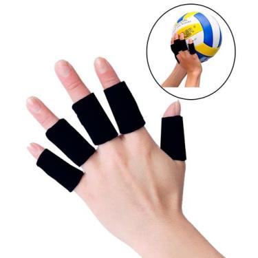 Imagem de Protetor Elástico de Dedo 10 Unidades Basquete Vôlei Handebol - Estilo