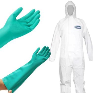 Imagem de Kit Faxina/limpeza Epi Proteção Química Profissional - Imbat
