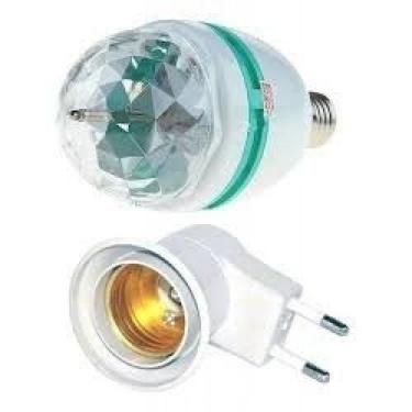 Imagem de Lampada giratoria led strobo colorido - Jpcell, Branco, Bivolt