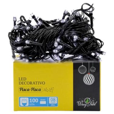 Imagem de Fio Leds Luzes Pisca 9m Cordão Iluminação Fio Lâmpadas Fada Brilho Cor