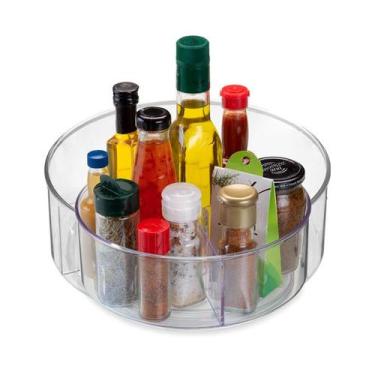 Imagem de Porta temperos giratório cristal com laterais alta - ARTHI, U