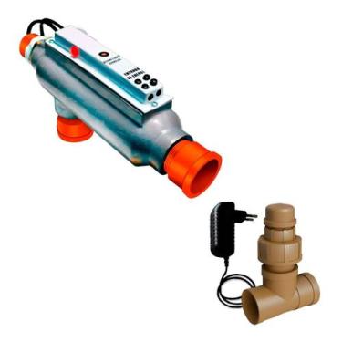 Imagem de AQUECEDOR 30 MIL LITROS MANUAL + Ionizador Para Piscinas - GLOBALMAR