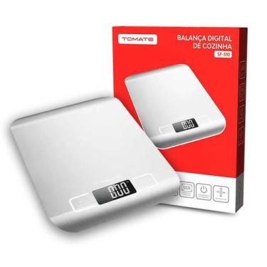 Imagem de Balança Digital De Precisão Cozinha 10kg Nutrição E Dieta Inoxidável L