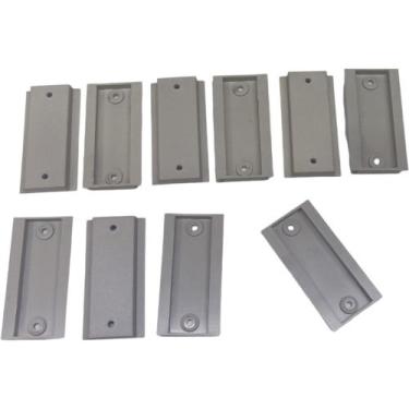 Imagem de Kit 10 Trilho Suporte para Disjuntor Din em ABS Plástico para Painel E