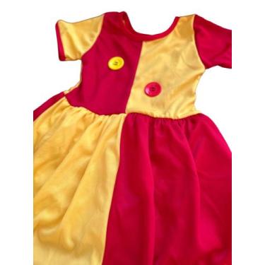 Imagem de Fantasia infantil tema Emilia boneca de pano - Askaban fantasias, GG