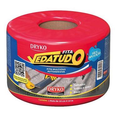 Imagem de Vedatudo Fita Adesiva Alum 10Cmx10Mt - DRYKO