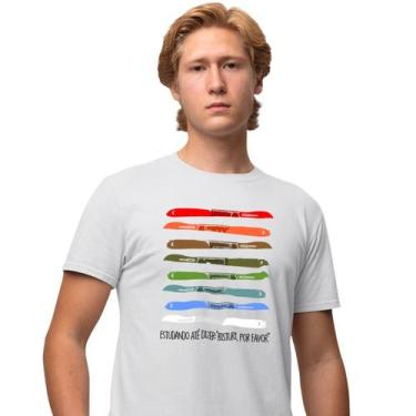 Imagem de Camisa Camiseta Masculina Estampada Bisturi por Favor 100% Algodão Fio