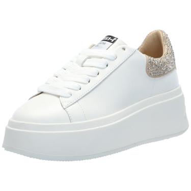 Imagem de ASH Tênis feminino Moby Strass, Branco/Biscuit, 36