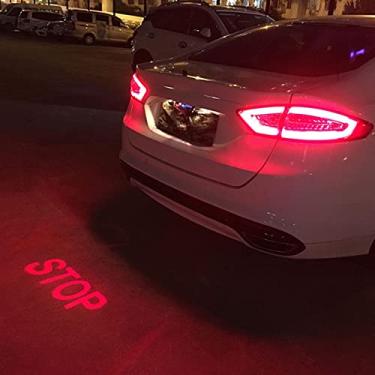 Imagem de Projetores de freio e luz traseira de caminhão - logotipo, bandeira de parada e aviso traseiro, porta de carro e neblina - anticolisão