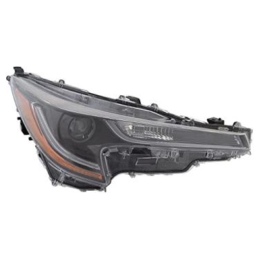 Imagem de TYC Conjunto de farol direito compatível com Toyota Corolla 2020-2021