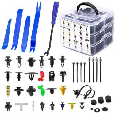 Imagem de GLK 631Pcs Kit de Removedor de Para-choques e Fixadores para Carros, 16 Tamanhos, Rebites de Porta de Pino de Pino Automático, Clipes de Painel de Acabamento para GM Ford Toyota Honda Acura Chrysler