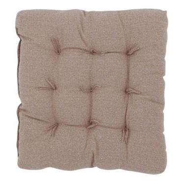 Imagem de Almofada Futon Algodão 40x40cm Deluxe - Inspire, Marrom-escuro