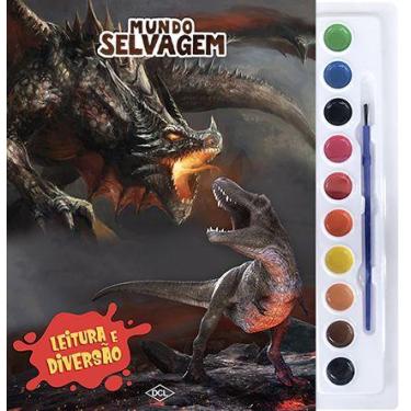 Imagem de Livro - Aquarela - Dinossauros e dragões