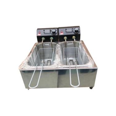 Imagem de Fritadeira Elétrica 4 litros 2 cubas de 2L Profissional - Easa Equipam