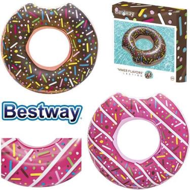 Imagem de Boia circular inflavel donut 107cm de ø - BESTWAY/ETILUX