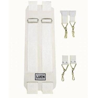 Imagem de Correia Talabarte 4 Ganchos Branco Percussão Luen 16004BR