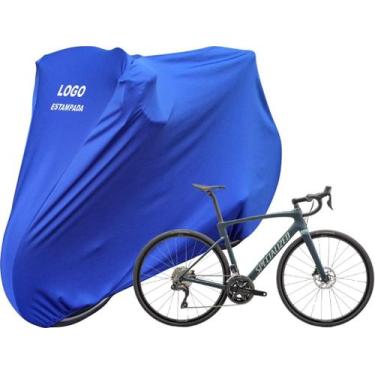 Imagem de Capa Para Bike Com Logo Specialized Roubaix Sl8 Comp Speed - Mz, Azul