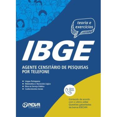 Imagem de Apostila IBGE 2024 - Agente Censitário de Pesquisas por Telefone - Nov