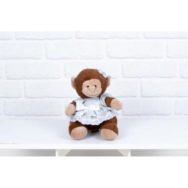 Imagem de PELUCIA SAFARI MACACO PROVENCE 22 CM - VESTIDO COM LESE (cinza liso)