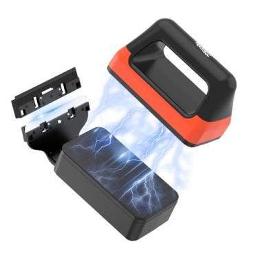 Imagem de hygger Limpador de vidro magnético para tanque de peixes, dois raspadores de algas destacáveis para aquário de peixes, escova de limpeza flutuante de vidro com ímã de algas para pequenos aquários