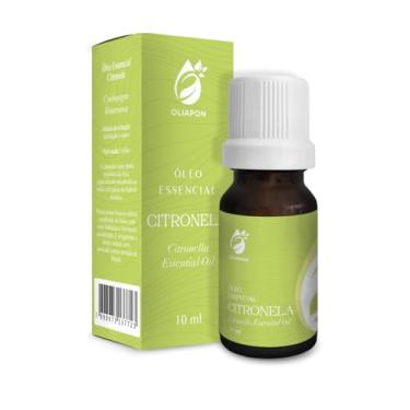 Imagem de Óleo Essencial Citronela 10ml Oliapon 100% Puro Repelente Natural Aroma Cítrico Aromaterapia Ideal Para Difusor