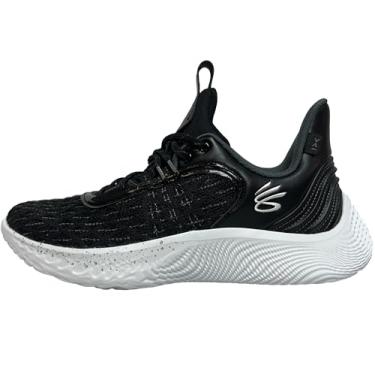 Imagem de Under Armour Tênis de basquete unissex adulto Curry Flow 9 Team, Preto/branco, 45