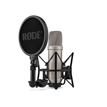 Imagem de Rode Microfone condensador NT1 5ª geração com suporte de choque SM6 e filtro pop, prata