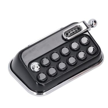 Imagem de Placa de estacionamento temporário de carro, placa plástica de número de estacionamento de carro, notificação de estacionamento de carro com máquina de escrever retrô (Preto)