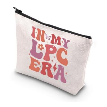 Imagem de WSNANG In My LPC Era Bolsa de Maquiagem Licenciada Profissional Conselheiro Cosméticos Aconselhamento Escritório Presentes Conselheiro Apreciação Presente, Bolsa LPC Era, One Size, Moderno