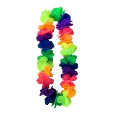 Imagem de Colar Havaiano Festa Fantasia Carnaval Neon Luau